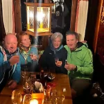 Inn Hocheckhuette On Of The Hahnenkamm Mountain *