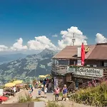 Inn Hocheckhuette On Of The Hahnenkamm Mountain Kitzbuhel