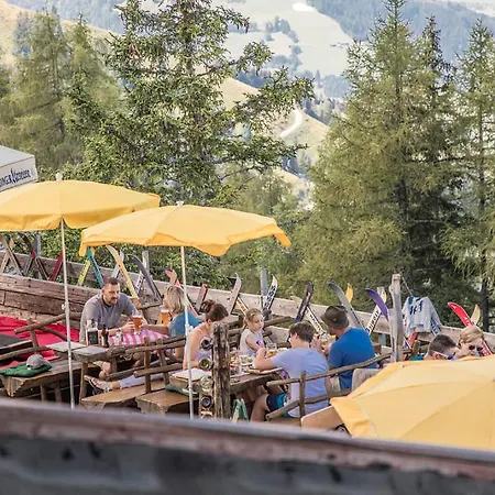 Hocheckhuette On Of The Hahnenkamm Mountain Kitzbuhel