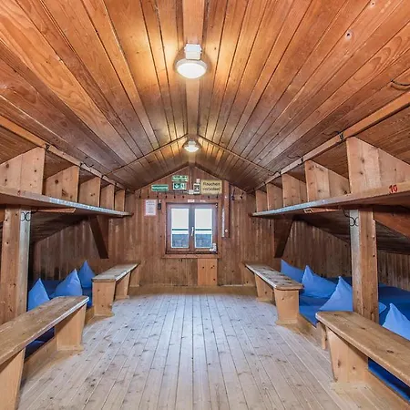 Inn Hocheckhuette On Of The Hahnenkamm Mountain *