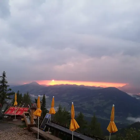 Hocheckhuette On Of The Hahnenkamm Mountain