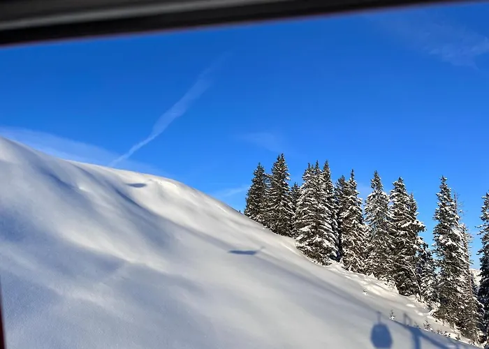 Hocheckhuette On Of The Hahnenkamm Mountain Kitzbuhel