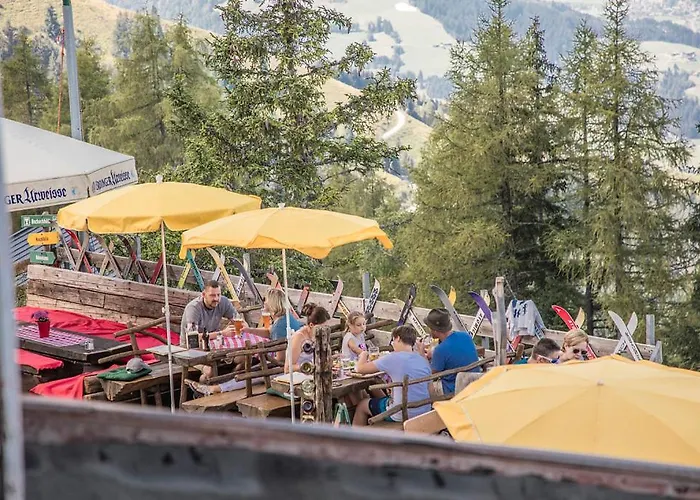 Hocheckhuette On Of The Hahnenkamm Mountain Kitzbuhel