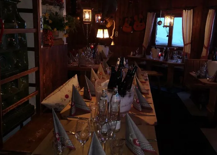 Hocheckhuette On Of The Hahnenkamm Mountain