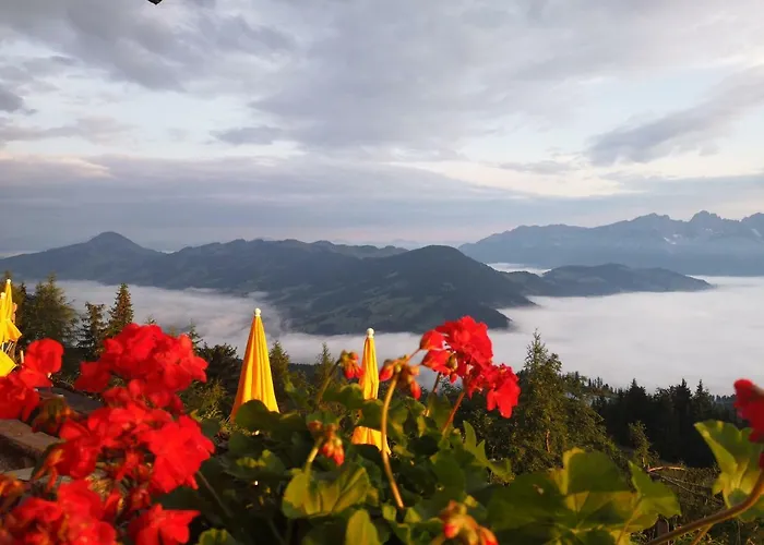 Hocheckhuette On Of The Hahnenkamm Mountain * Kitzbuhel