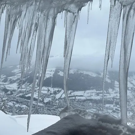 여관 Hocheckhuette On Of The Hahnenkamm Mountain 키츠부헬